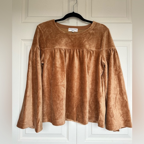 Madewell Texture & Thread corduroy swing top oversized size medium - Picture 4 of 8